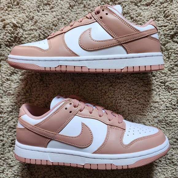 Wmns Nike Dunk Low Rose Whisper Brand New Sz 8 - Picture 2 of 10